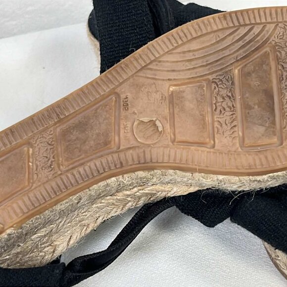 Sesto Meucci Black Espadrilles SZ 10 Spring Easter Mothers Day Graduation Weddin - Picture 8 of 11